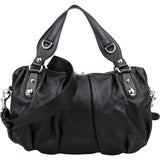 Gucci Black Guccissima Leather Icon Bit Handbag