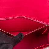 Hermès Epsom Leather Sellier Palladium Kelly 32 Handbag