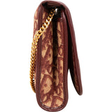 Christian Dior Totter Monogram Canvas Flap Shoulder Bag
