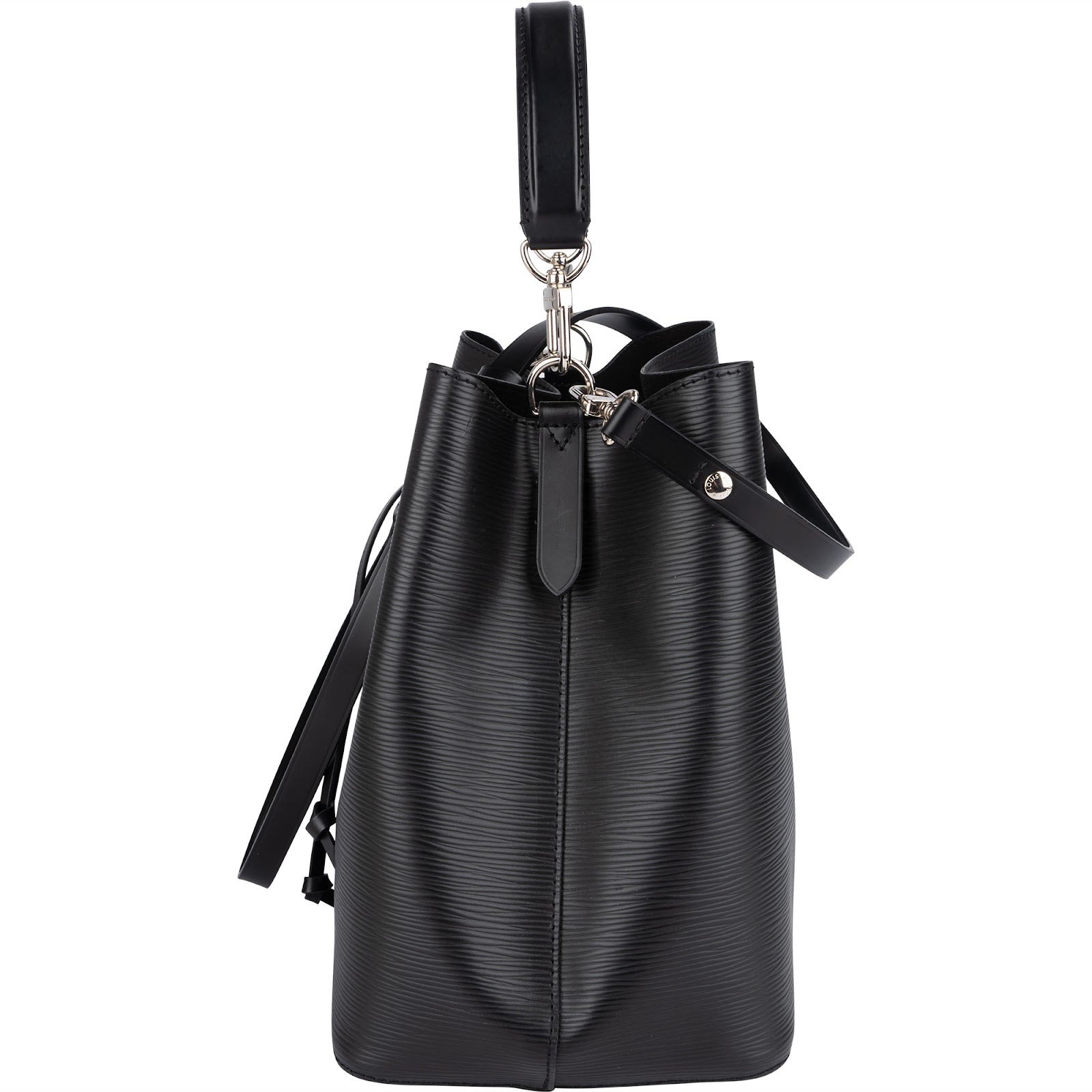 Louis Vuitton Noir Epi Leather NéoNoé Crossbody Bag - vintageandkickz