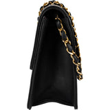 Chanel Quilted Lambskin 24K Gold Single Flap Shoulder Bag