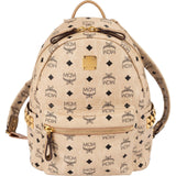 MCM Monogram Visetos Small Sie Studs Stark Backpack