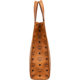 MCM Monogram Visetos Aren Paperbag Tote Handbag