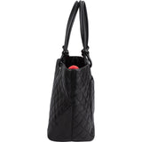 Chanel Quilted Lambskin Cambon Ligne Jumbo Tote Shoulder Bag