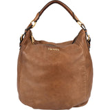 Prada Vitello Daino Leather Large Hobo Shoulder Bag
