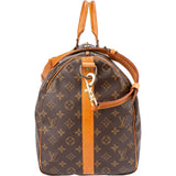 Louis Vuitton Monogram Canvas Keepall 50 Bandoulière Travel Bag
