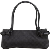 Gucci Monogram GG Denim Abbey East West Horizontal Shoulder Bag