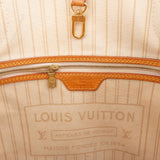 Louis Vuitton Monogram Damier Azur Canvas Neverfull MM Shoulder Bag