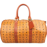 MCM Monogram Visetos Boston 50 Travel Bag
