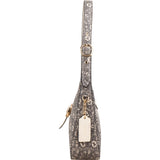 Coach Mixed Print Lizard Snakeskin Embossed Leather Ergo Shoulder Bag