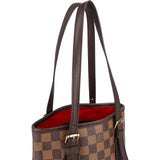 Louis Vuitton Monogram Damier Ebene Bucket PM Shoulder Bag