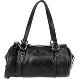 Miu Miu Soft Calf Leather Mini Boston Crossbody Handbag