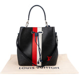Louis Vuitton Noir Epi Leather Limited America's Cup Striped Tricolor NéoNoé Monaco Crossbody Bag
