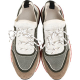 Hermès Multicolor Cotton Suede Addict Bouncing Sneakers (36)