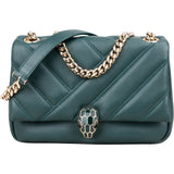 Bvlgari Quilted Calfskin Serpenti Forever Shoulder Crossbody Bag
