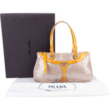 Prada Multicolor Sequin Patent Leather Mini Handbag