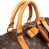 Louis Vuitton Monogram Canvas Keepall 50 Bandoulière Travel Bag