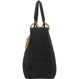 [🔄️B07 / F29] Christian Dior Cannage Satin Lady Dior Medium Handbag - vintageandkickz