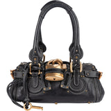 Chloé Grained Leather Small Paddington Satchel Handbag