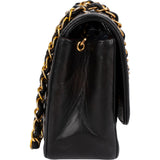 Chanel Quilted Lambskin 24K Gold Diana Single Flap Crossbody Bag