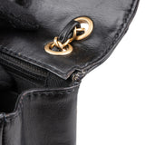 Chanel Quilted Stitched Lambskin Single Flap Shoulder Bag
