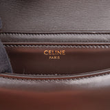 Celine Shiny Calfskin Teen Triomphe Crossbody Bag