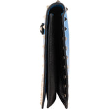 Valentino Garavani Leather Rockstud Flat Clutch