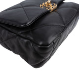 Chanel 19 Quilted Lambskin Leather Single Flap Crossbody Bag