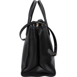 Prada Black Saffiano Leather Galleria Tote Handbag