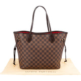 Louis Vuitton Monogram Damier Ebene Neverfull MM Shoulder Bag