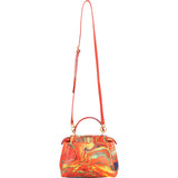 Fendi Multicolor Swirl Print Peekaboo Mini Handbag