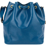Louis Vuitton Blue Epi Leather Sac Noé Petit Shoulder Bag