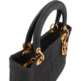 Christian Dior Quilted Nylon Lady Dior Handbag