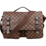[🔄️B07 / F12] Louis Vuitton Monogram Damier Ebene Canvas Broadway Crossbody Bag - vintageandkickz