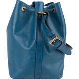 Louis Vuitton Blue Epi Leather Sac Noé Petit Shoulder Bag
