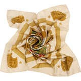 Hermès Soie et Canons Silk Carre 90 Scarf Tuch
