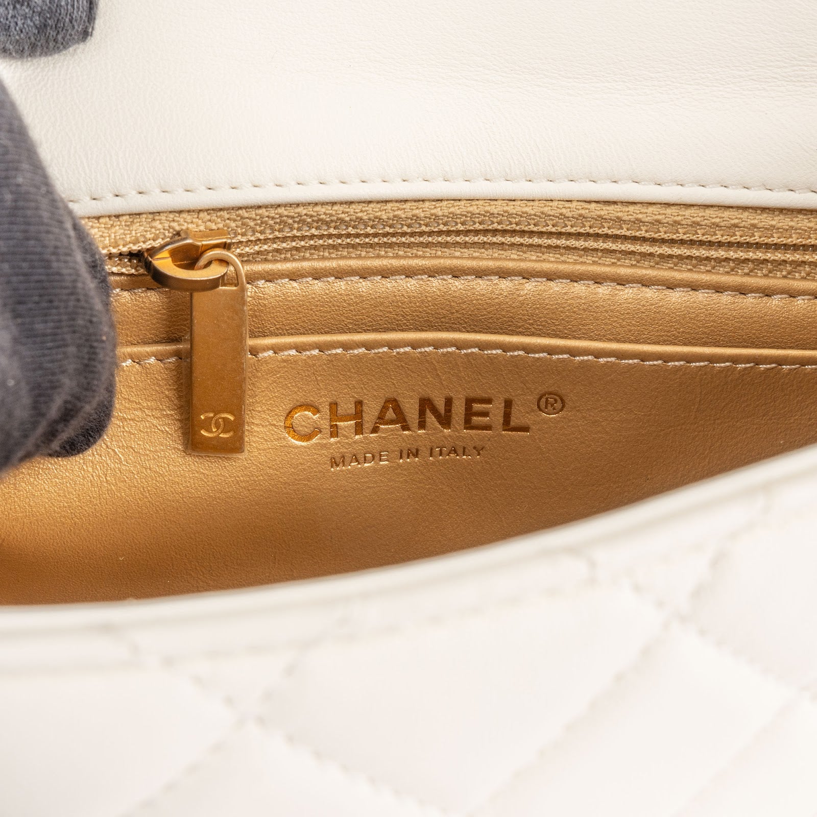 Chanel Quilted Lambskin Mini Rectangular Single Flap Adjustable Crossbody Bag - vintageandkickz