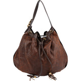 Gucci Guccissima Leather Drawstring Interlocking G Tassel Hobo Shoulder Bag