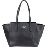 [🔄️B23 / F20] Gucci Grained Leather Swing Tote Crossbody Bag - vintageandkickz