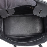 Hermès Noir Swift Leather Birkin 30 Handbag - vintageandkickz