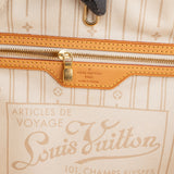 Louis Vuitton Monogram Damier Azur Canvas Neverfull MM Shoulder Bag
