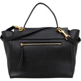 Céline Black Grained Calfskin Belt Handbag
