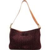 Celine Suede C Macadam Monogram Shoulder Bag