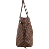Louis Vuitton Monogram Damier Ebene Neverfull MM Shoulder Bag
