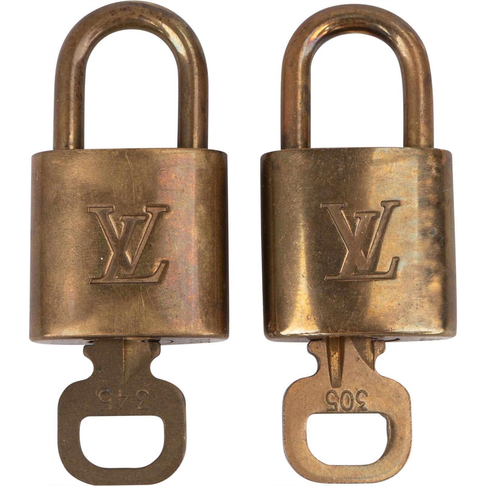 Louis Vuitton Unpolished DIY Padlock Schloss - vintageandkickz