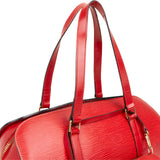Louis Vuitton Red Epi Leather Epi Leather Soufflot Set Handbag