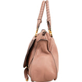 Chloé Pink Grained Calfskin Marcie Handbag