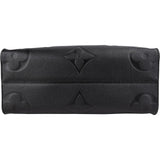 Louis Vuitton Noir Monogram Empreinte Leather OnTheGo MM Shoulder Bag