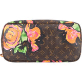 Louis Vuitton Monogram Canvas Limited Roses Neverfull MM Shoulder Bag