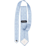 Chanel CC Emblem Pattern Silk Tie Krawatte